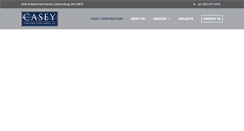 Desktop Screenshot of caseyconstruction.com